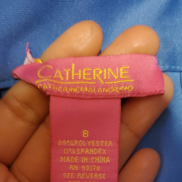 Blue Catherine Malandrino skirt size 8 - Picture 3 of 4